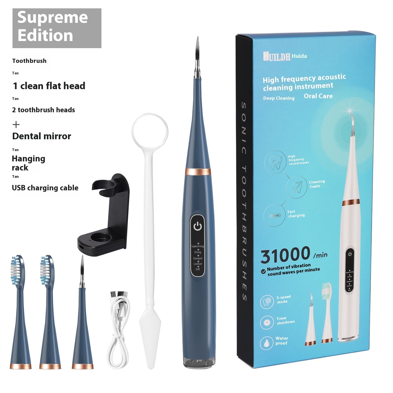 מכשיר ניקוי שיניים מקצועי לבית