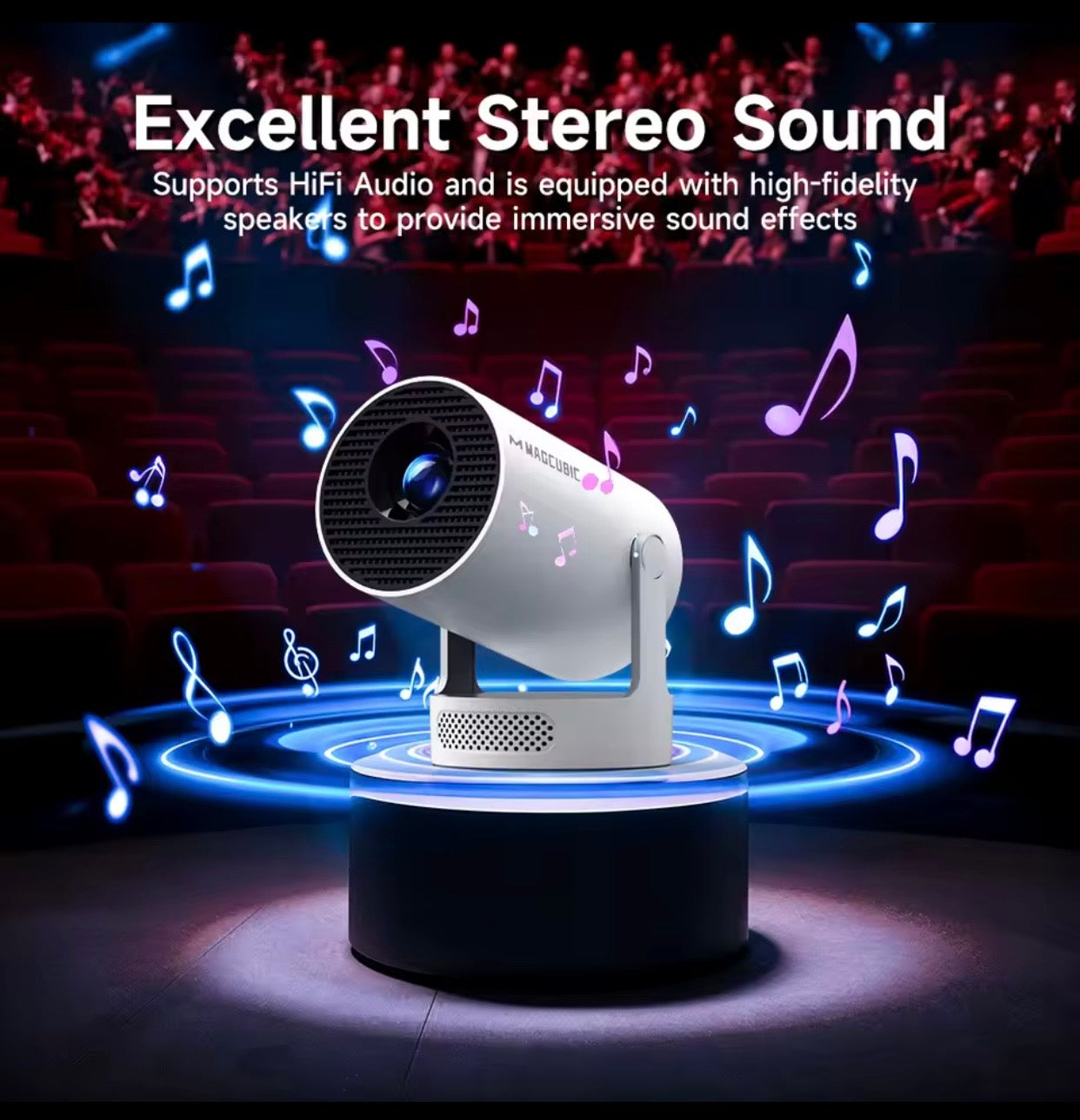 מקרן חכם 4K לבית