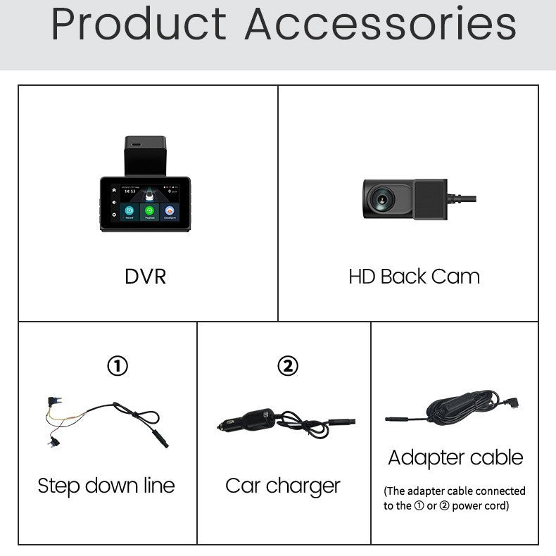 מצלמת רכב 2K עם WiFi ו-GPS