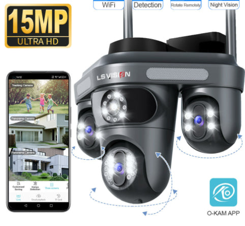 מצלמת אבטחה חכמה 360°