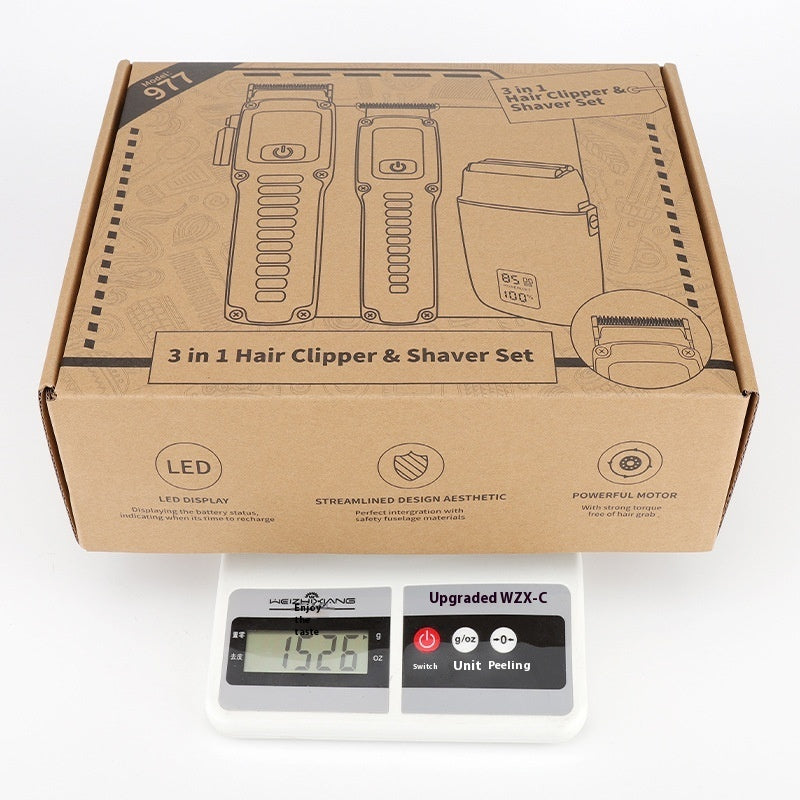 סט מכונת תספורת מקצועית