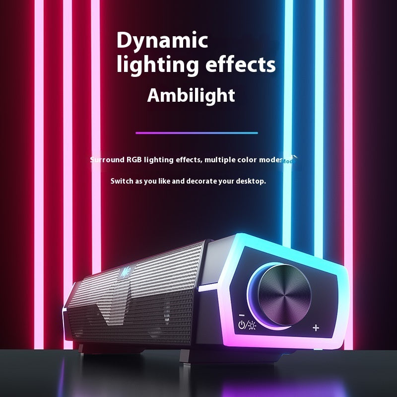 רמקול למחשב עם תאורת LED