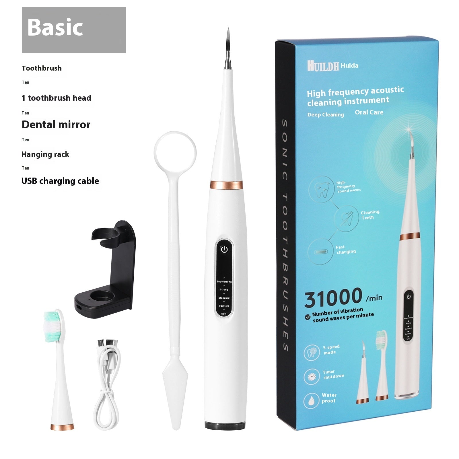 מכשיר ניקוי שיניים מקצועי לבית