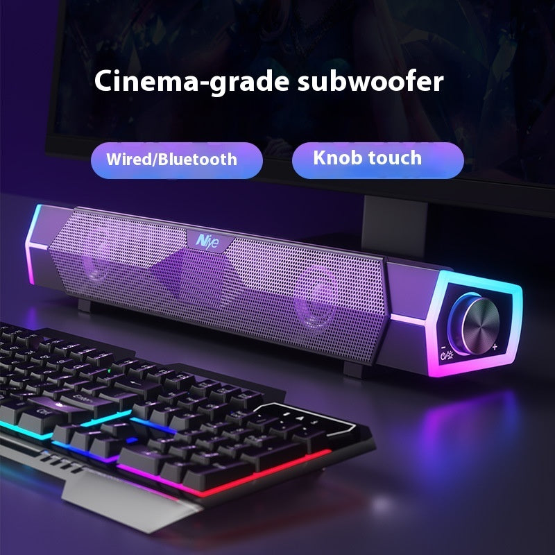 רמקול למחשב עם תאורת LED