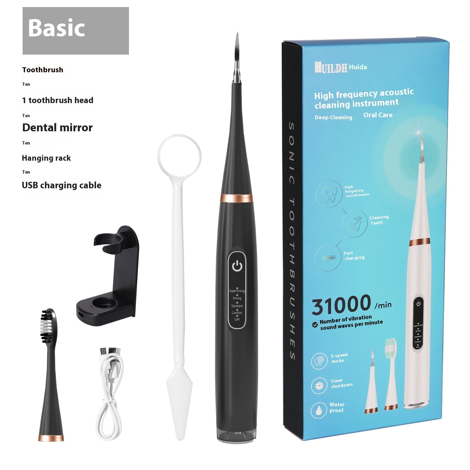 מכשיר ניקוי שיניים מקצועי לבית