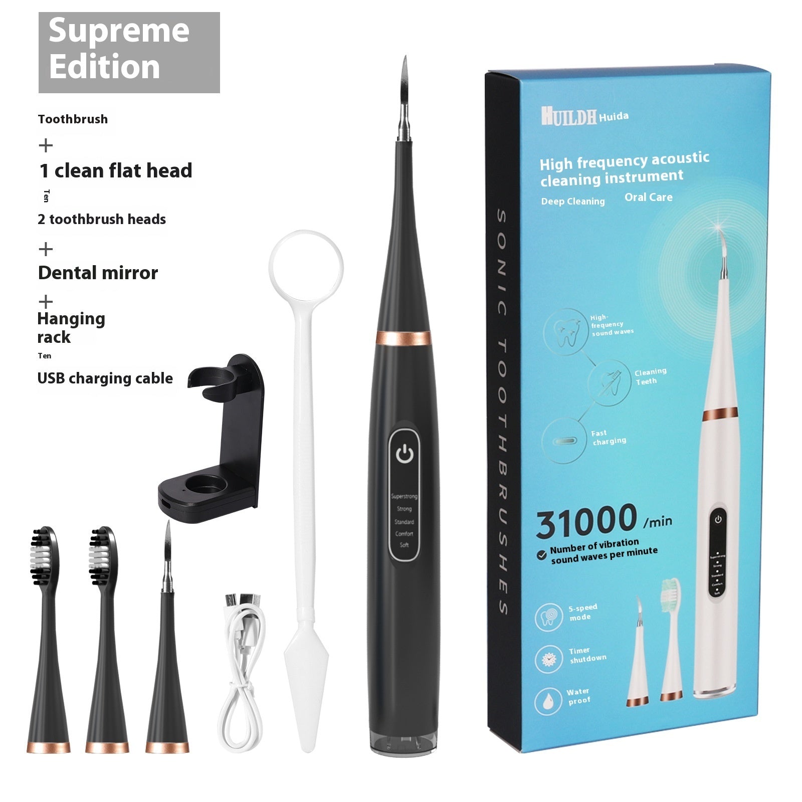 מכשיר ניקוי שיניים מקצועי לבית