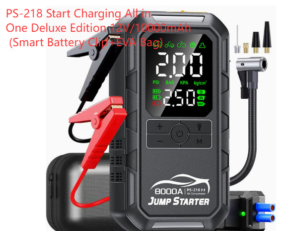 בוסטר התנעה לרכב 3 ב-1