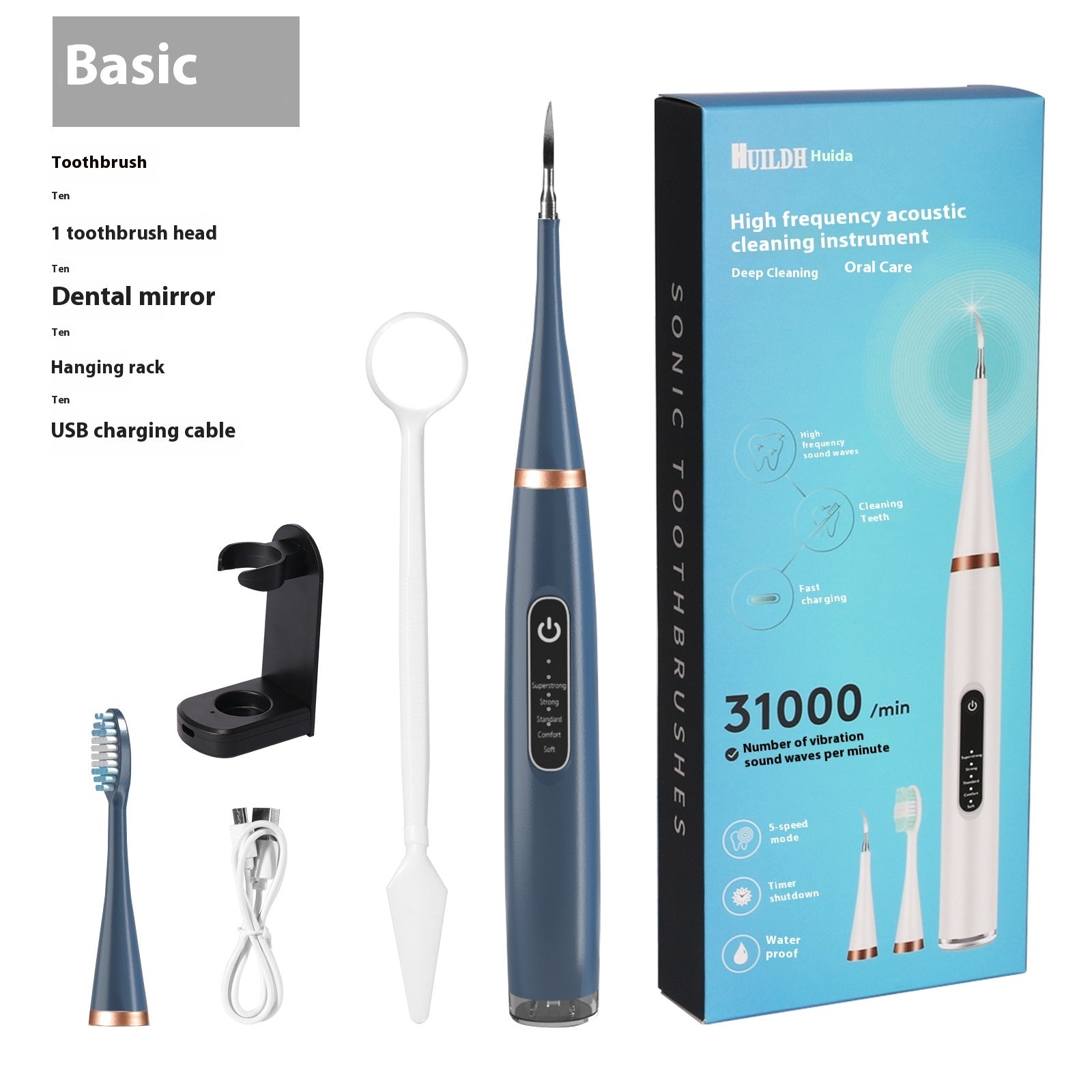 מכשיר ניקוי שיניים מקצועי לבית