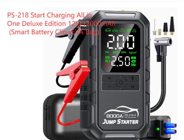 בוסטר התנעה לרכב 3 ב-1